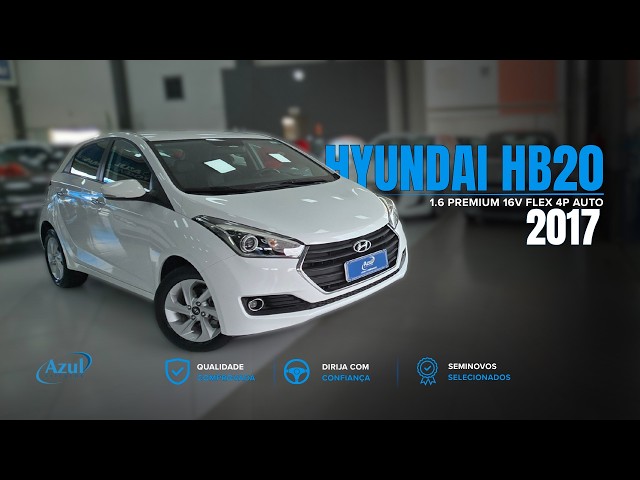Vídeo HYUNDAI HB20 1.6 PREMIUM 16V FLEX 4P AUTOMATICO