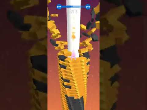 STACK BALL GAMEPLAY LEVEL 507 SUBSCRIBE #STACKBALL #0507