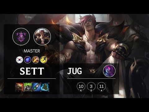 Sett Jungle vs Evelynn - KR Master Patch 10.7