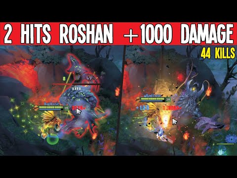 2 Hits Roshan - 50 Armor Bristleback By Goodwin 44 Kills | Dota 2 Gameplay