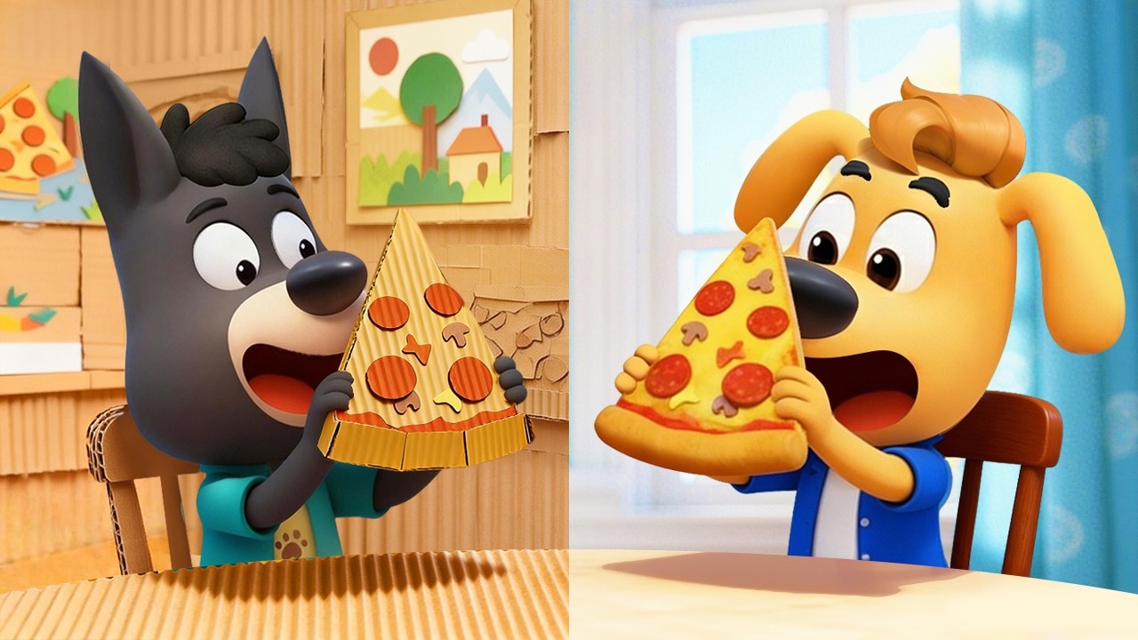 🔴LIVE | Cardboard Cafe Adventure for Kids | Fun Story | Sheriff Labrador | Kids Cartoon | BabyBus