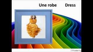 French Vocab: Clothes names in French