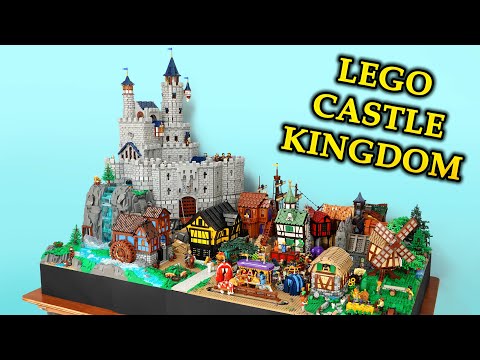 LEGO Castle Kingdom MOC - FULL COMPLETE TOUR!