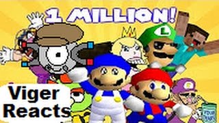 Viger Reacts to SMG4's "SSENMODNAR DELUXE - 1 MILLION SUB SPECIAL"
