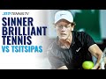 Jannik Sinner Brilliance vs Tsitsipas! | Rome 2020