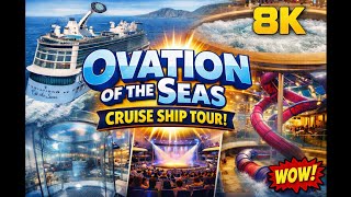 Ovation of the Seas Cruise Ship Tour 8K | Royal Caribbean Quantum Class Experience