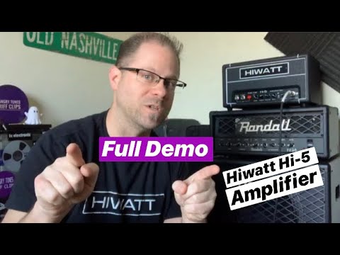 Hiwatt Hi-5 Pure Tube High Gain Amplifier Full Demo