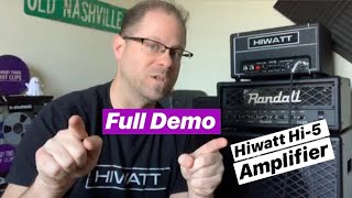 Video thumbnail for Hiwatt Hi-5 Pure Tube High Gain Amplifier Full Demo by Angry Tones Riff Clips