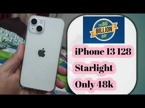 iPhone 13 Starlight 128 only 48k big billion days  #technicalfootage