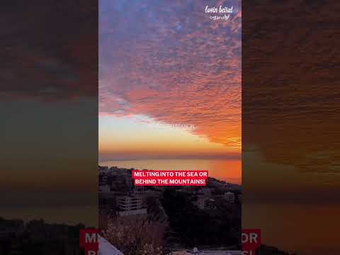 Sunsets in Lebanon are a whole vibe, every single time! 🌅