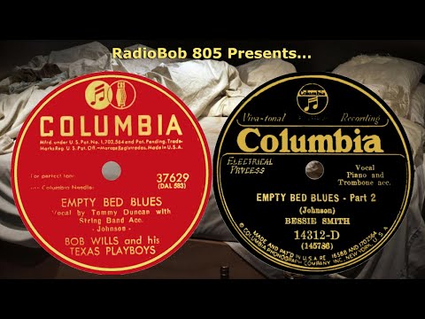 Bob Wills Texas Playboys, STEREO, Empty Bed Blues, + Oh Lady Be Good 1938   Bob Wills not present