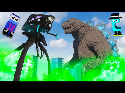 We Battle Godzilla and a Martian Tripod in Teardown!