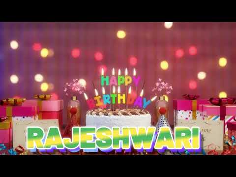RAJESHWARI Happy Birthday Song with Names 🌟 Happy Birthday to You