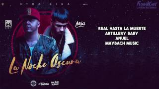 LA NOCHE OSCURA - ANUEL AA FT. JORY BOY (LETRA)