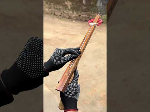 Great handmade fish gun #shorts #carft #bamboo