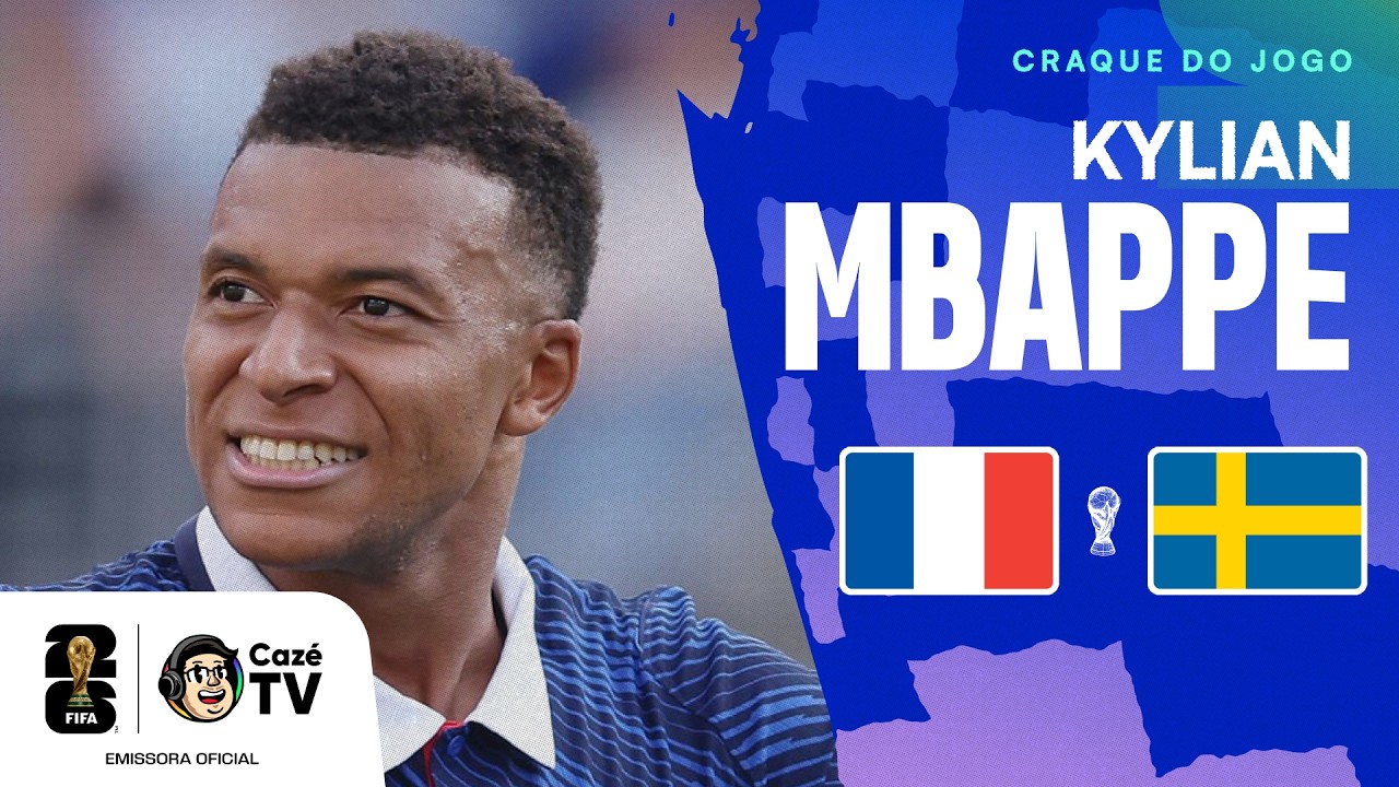 EMPILHANDO RECORDES! TODOS OS LANCES DE MBAPPÉ EM FRANÇA X SUÉCIA | COPA DO MUNDO