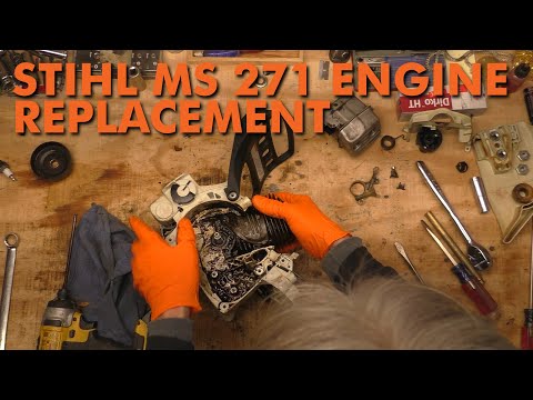 Stihl MS 271 Motoraustausch