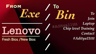 How to get lenovo Bios from Exe file #biosmodding #biosbuilding #bios #getnewbios