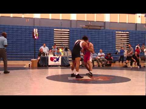 Greco 96kg Final Match 2 - Marcus Finau DEC Alex Polizzi 1-0, 3-0