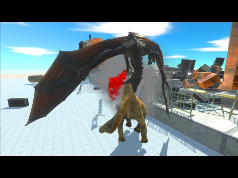 NEW UPDATE Fire-breathing Dragon -Animal Revolt Battle Simulator