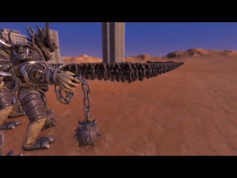 10000 Giant Ogres Vs 10000 Cyclops - Ultimate Epic Battle Simulator