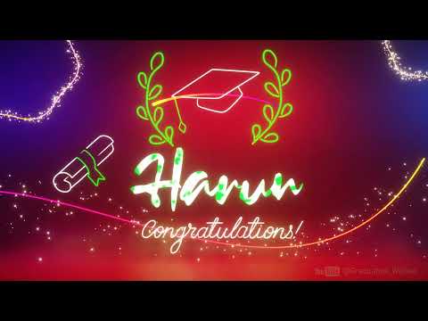 Harun | Happy Graduation Song | Happy Graduation To You | Happy Graduation
