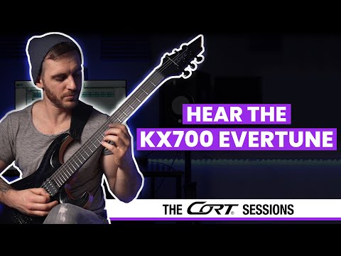 Cort KX700 OPBK | KX Series Evertune Double Cutaway Electric Guitar. Open Pore Black. New with Full Warranty! image 26