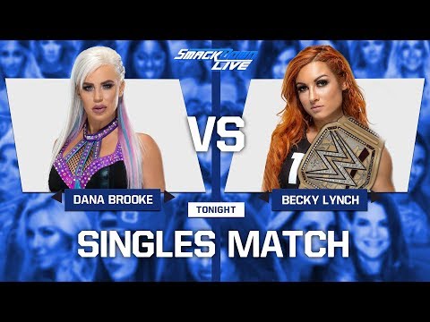 WWE 2K19 Universe Mode  - SDL - Dana Brooke v Becky Lynch