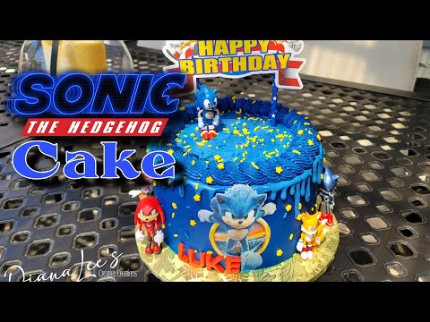 Sonic the Hedgehog Cake | How to Decorate a Sonic Cake