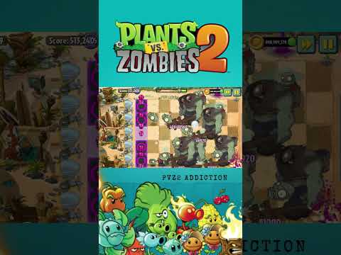 PvZ 2 Challenge - Max Level PREMIUM Plant with POWER UP VS Gargantuars in Hamster Balls #shorts