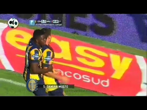 Gol Damián Musto - Rosario Central 1 Vs Arsenal 1 - Primera División 2014