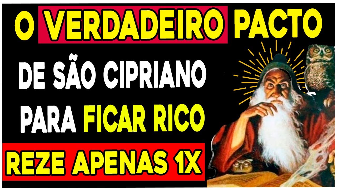 🤝 O PACTO com SÃO CIPRIANO, que vai te deixar RICO, só rezando uma vez 😇