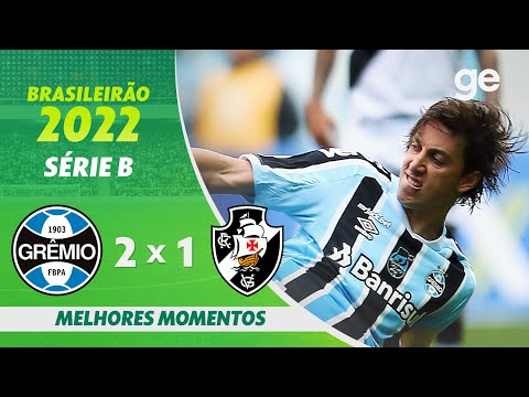Gols e lances de Grêmio x Vasco da Gama