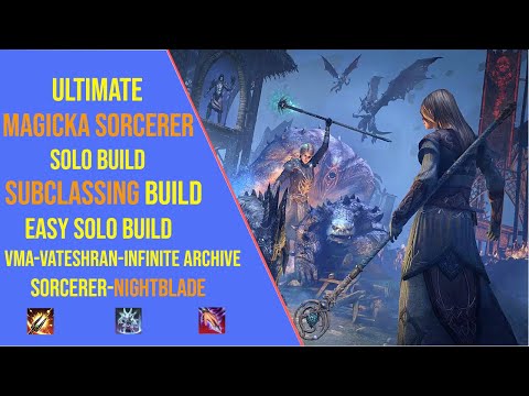 Ultimate Magicka Sorcerer Solo Subclassing Build for ESO Update 46