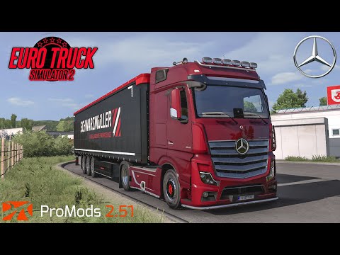 ETS2 1.39 | ProMods 2.51 | Mercedes Actros MP5 1846 | Satu Mare - Galați | Part 2