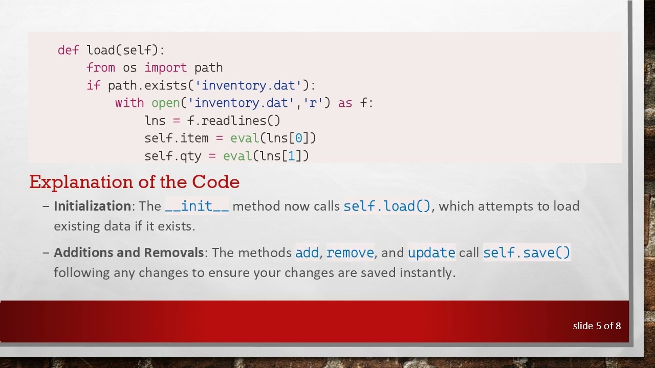 How to Save a List to an Excel Spreadsheet Using Python Inventory Management