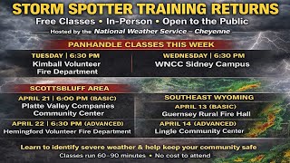 In-person storm spotter training resuming by NWS Cheyenne