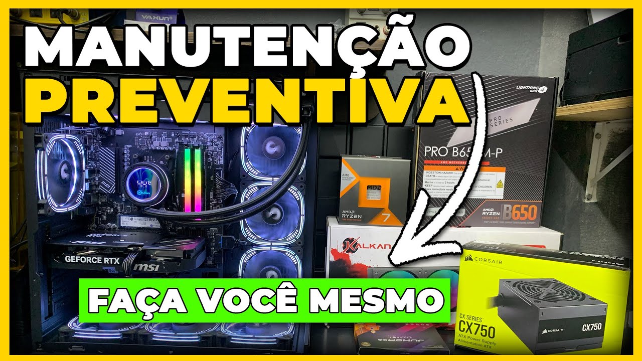 Como Fazer uma Limpeza Geral no COMPUTADOR (Manutenção Preventiva e Corretiva)