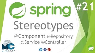 Spring Framework Tutorial - 21 Stereotypes
