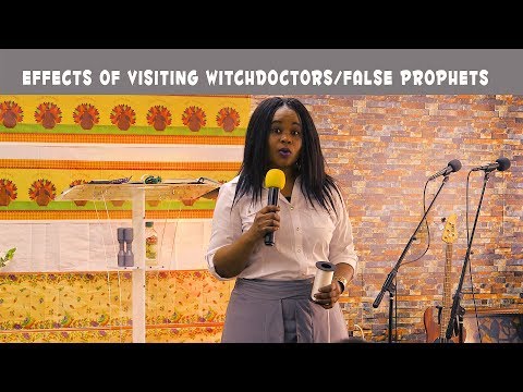 Effects from visiting witch doctors and dark sources