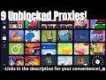 9 UnbIocked Petezah Links For School Chromebook