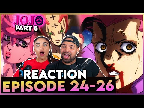 TRISH'S STAND AND BOSS FACE REVEAL! - JJBA Golden Wind Episode 24-26 Reaction