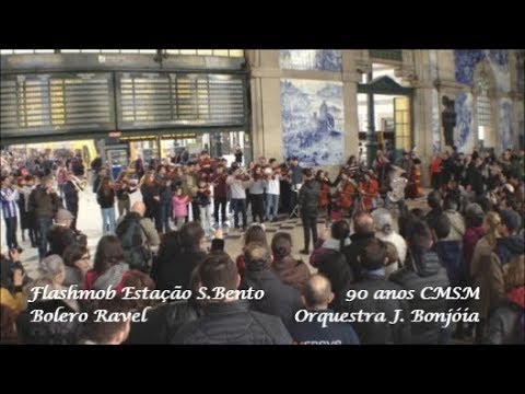 AMAZING FLASHMOB - Bolero Ravel / S.Bento Train Station - Porto (90 Years CMSM)