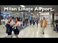Arrival And Departure Of Milan Linate Airport Milan Linate Airport Walking Tour 2024 ️