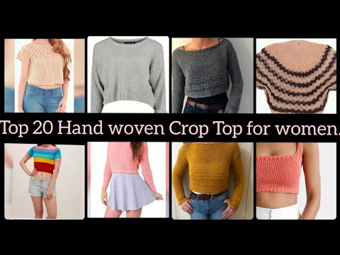 Top 20 Hand woven crop top for women | stylish hand woven crop top | latest hand woven crop tops