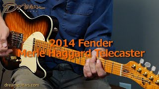 Video thumbnail for 2014 Fender Artist Series Merle Haggard Signature Telecaster by Dream Guitars
