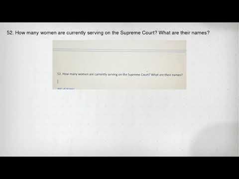 52. How many women are currently serving on the Supreme Court? What are their names?