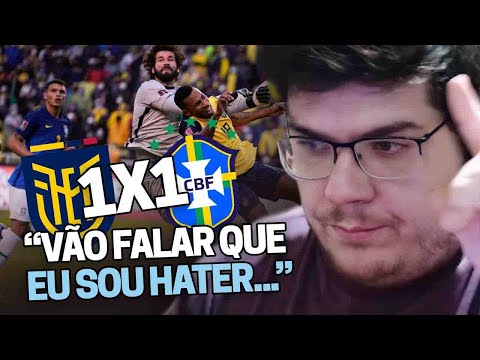 CASIMIRO REAGE: EQUADOR 1X1 BRASIL PELAS ELIMINATÓRIAS DA COPA 2022 | Cortes do Casimito