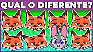 🐰🦊🏙️ ZOOTOPIA | 30 MEGA DESAFIOS (QUIZ ANIMADO) Só 2% das pessoas acertam tudo! #macaquiz