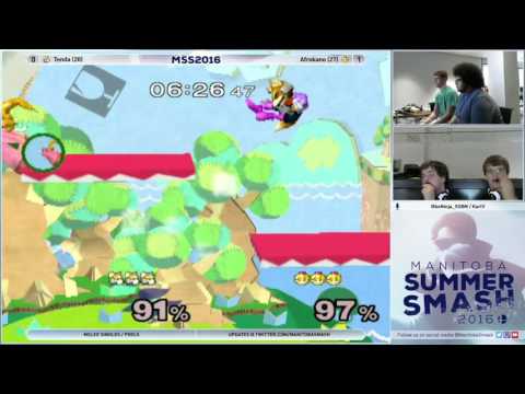 MSS2016 Tenda (Fox) vs. afrokano (Peach) - Melee Singles Pools